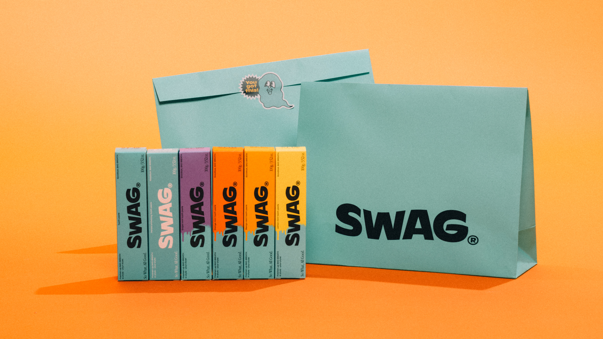 推しカラーで選ぶ大人のフレーバー歯磨き粉、SWAGが6種トライアルセットを発売