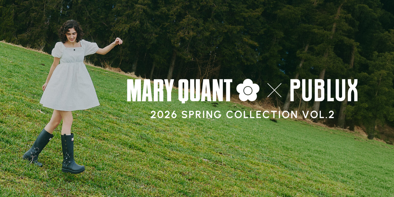 MARY QUANT×PUBLUXから春の新作、Dickiesとのトリプルコラボも登場