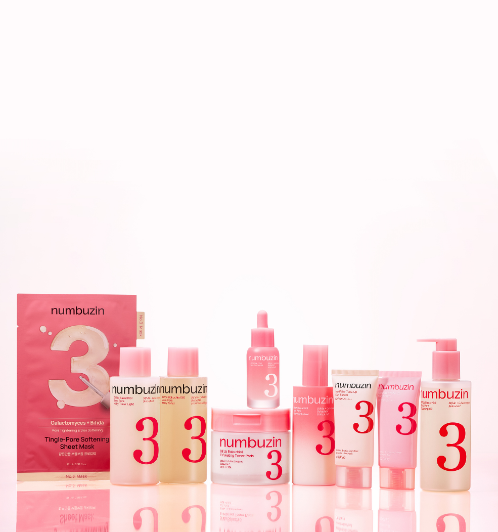 numbuzin「3番 ライン」がリニューアル、毛穴ケアに着目した全9アイテムを展開